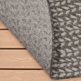 thumbnail image 3 of Braided Two-Tone Round Indoor Outdoor Patio Rug, 3 of 6