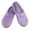 Smokey Violet, variante sur Dearfoams Pantoufle Sabot en Velours Microfibre pour Femme avec Détail de Courtepointe