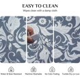 thumbnail image 2 of Oval Tablecloth 52 x 70 Inch Blue, Vintage Floral Tablecloth for Oval Table, Fabric Wrinkle Free Washable Waterproof Retro Tablecloth Oval Table Cloth for Kitchen Dining Room Table, 2 of 5