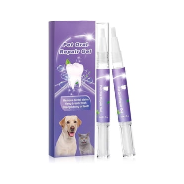Dvkptbk Oral Repair Gel Pet Oral Repair Gel Cleans Dog Teeth Stains Oral Cleaning Care 3ml Scrubbers
