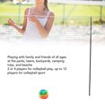 thumbnail image 3 of Portable Volleyball Net Set, PE and Iron Easy Storage Complete Volleyball Set Professional Strong Support Steel Poles  for Beach for Kids Adults, 3 of 7