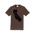thumbnail image 1 of Gravity TradIng T-Shirt à Manches Courtes Cali - Chocolat Foncé - Logo Noir - TG, 1 of 1