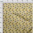 thumbnail image 3 of oneOone Silk Tabby Beige Fabric Eye Print Sewing Craft Projects Fabric Prints By Yard 42 Inch Wide, 3 of 5