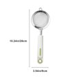 thumbnail image 2 of Stainless Steel Fine Mesh Sifter for Flour and Powdered Sugar – 10.24 in x 3.54 in x 1.18 in Kitchen Tool Set, 2 of 6