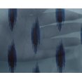 thumbnail image 4 of oneOone Georgette Viscose Fabric Abstract Ikat Printed Fabric 1 Yard 42 Inch Wide, 4 of 4