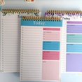 thumbnail image 1 of EGNMCR Back to School, Gift for Kids Weekly Plan B5 Flip Up Coil Notebook Schedule Book Color Portable Notebook Plan book, 1 of 9