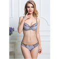 thumbnail image 2 of Bra Sexy Striped Sexy Underwear Set Bra Lace Bra Set Adjustable Clasp, 2 of 4