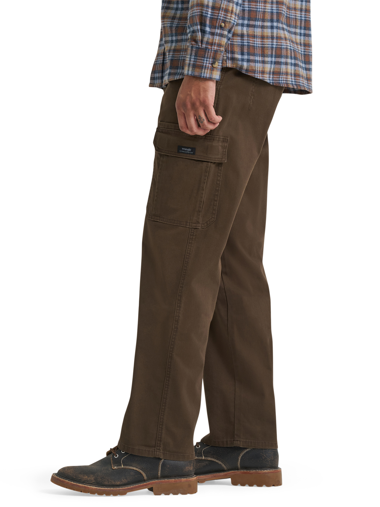 Pantalon cargo en sergé pour hommes Wrangler
