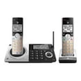 thumbnail image 1 of AT&T CL83207 DECT 6.0 Expandable Cordless Phone with Smart Call Blocker, Silver/Black with 2 Handsets, 1 of 5
