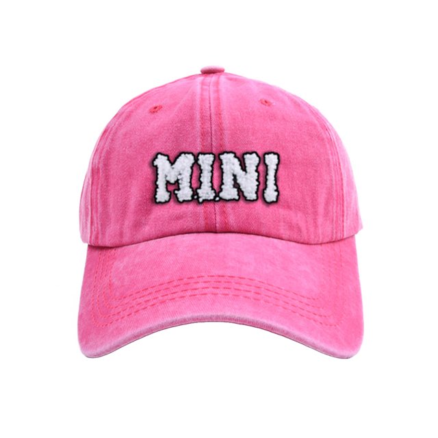 Faithtur Mother and Daughter Baseball Hat, Wide Brim Letters Adjustable Cap for Casual Daily