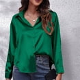 thumbnail image 4 of TIMIFIS Chemise Boutonnée pour Femme Décontractée à Manches Longues Coupe Ample à Col en Lin Blouse de Travail Hauts Automne, 4 of 7