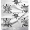 thumbnail image 1 of Soimoi Silk Fabric Floral Block Print Fabric by The Yard 42 Inch Wide, 1 of 3