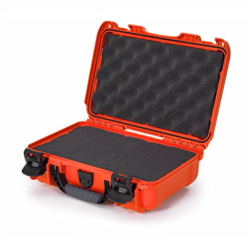 Nanuk 909 Étui Rigide Imperméable avec Insert en Mousse - Orange - Fabriqué au Canada