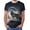 Black, variant on Graphic Wolf Design Tee for Everyday Casual Streetwear and Outdoor Activities Men’s T Shirt