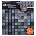 thumbnail image 2 of Truu Design, Tuiles murales carrées en argent métallisé 3D, 2 of 3
