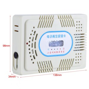 Noref Mini Déshumidificateur électrique réutilisable Chambre à coucher Suppression d'humidité Absorbant avec gel de Silice, DéshumIDificateur électrique, Mini Déshumidificateur