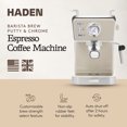 thumbnail image 2 of Haden Machine à Café Expresso Barista Brew avec Fonction Frottement, Pâte à Modeler et Cuivre, 2 of 9