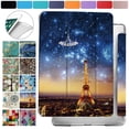thumbnail image 1 of iPad Mini 5th Gen 2019 7.9 Inch [ Mini 5 ] A2133 A2124 A2126 MUXH2LL/A MUXF2LL/A MUXG2LL/A Shock Proof Magnetic Dual Angle Stand with Honeycomb Pattern Printed Cover - Paris Night, 1 of 8