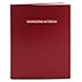 thumbnail image 2 of BookFactory Red A4 Engineering Notebook - 168 Pages (5mm Engineering Grid Format) A4 (210mm x 297mm) Red Cover Section Sewn Hardbound Engineering Lab Notebook (EPRIL-168-4GS-A-LRT4), 2 of 4
