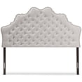 thumbnail image 3 of Baxton Studio Hilda Tufted King Panel Headboard in Grayish Beige, 3 of 6