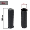 thumbnail image 4 of Lefu 2Pcs Wheelbarrow Rubber Handles, Round Tubes Black Replacement Handles 122x42mm, 4 of 9