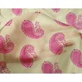 thumbnail image 4 of oneOone Silk Tabby Fabric Paisley Block Print Fabric By The Yard 42 Inch Wide, 4 of 4