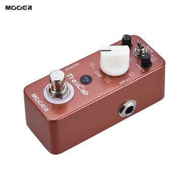 MOOER Simulateur de Cabinet Compact à Pédale avec 5 Modèles de Cabine, Égaliseur 2 Bandes et True Bypass pour Effets Guitare