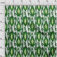 thumbnail image 3 of oneOone Velvet Green Fabric Ikat Dress Material Fabric Print Fabric By The Yard 58 Inch Wide, 3 of 4