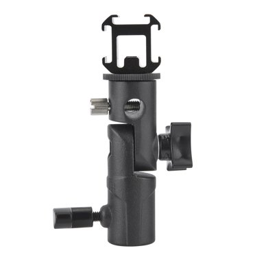 Flash Light Holder,Swivel Tri Hot Shoe E Mount Bracket Triple Hot Shoe Mount Best in its Class