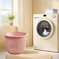 thumbnail image 4 of PP Portable Dirty Clothes Hamper Large Capacity Hollow Design Bathroom Laundry Storage, 4 of 4