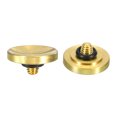 thumbnail image 1 of Unique Bargains Shutter Release Button Soft Shutter Release Button Copper Camera Shutter Button Concave, Golden 2 Pack, 1 of 6