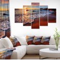 thumbnail image 1 of Design Art - Stunning Ocean Beach at Sunset, 1 of 3