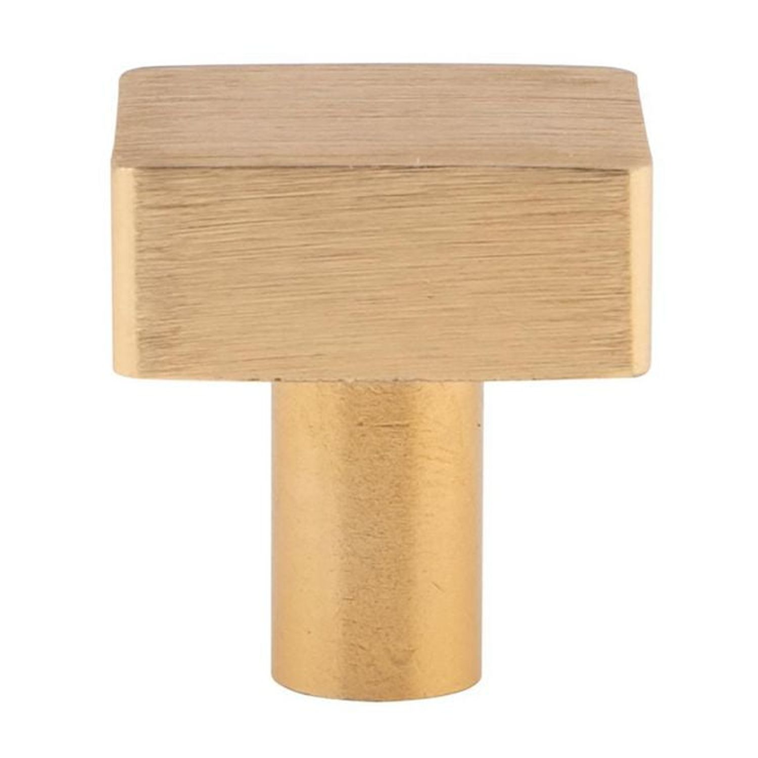Era Boutons Carrés , Or Brossé, Poignées en Métal pour Tiroirs et Armoires Lot de 4