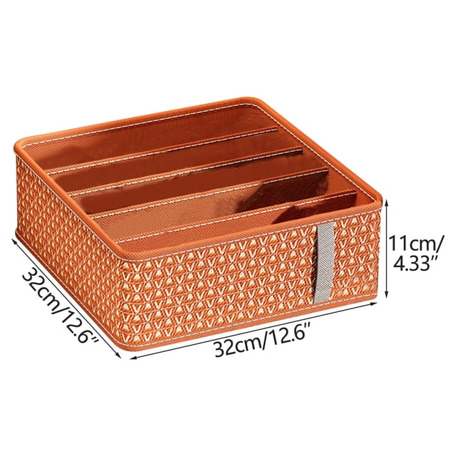 Pompotops Sous-Vêtements Chaussette Boîte de Rangement, Tiroir Type Boîte d'Organisation Multifonctionnelle, Armoire Compartiment Boîte de Rangement Dégagement