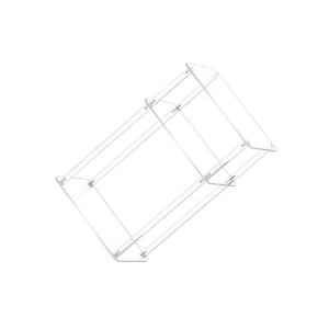 Kurtrusly Effacer NightStand Tableau Narrow Table de chevet Table de salon pour la fin de chambre 3 Niveau