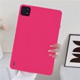 thumbnail image 1 of Étui en Silicone pour Tablette PC Couleur Bonbon 2024 la Plus Récente pour Xiaomi Pad 5/6 Pro Redmi Pad SE 11,0 Pouces, Étui de Protection Rose Rouge Redmi Pad SE, 1 of 6