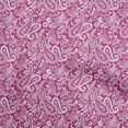 thumbnail image 1 of oneOone Rayon Pink Fabric Paisley Fabric For Sewing Printed Craft Fabric By The Yard 56 Inch Wide-AC, 1 of 5