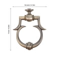 thumbnail image 2 of FONDOTIN Pistolet de Porte Rectangulaire Marron pour Porte d'Entrée Lot de 1, 2 of 8