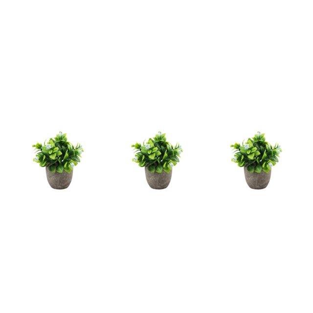 Decodeary Green Eco-friendly Artificial Money Tree In Pot Long-lasting Durability Realistic Appearance new blue babysbreath 3Set