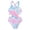 style-06 Pink, variant on Gubotare Bathing Suit Girl Girls Bathingsuit Kids Girls Swimsuit Rainbow Stripe Sunshine Beachwear Swimwear Size 11-12 (Black,11-12 Years)
