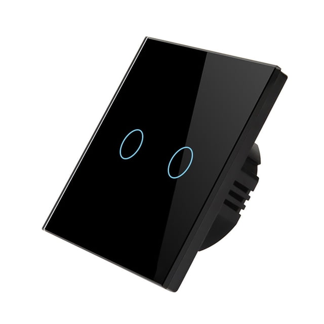 Wi-Fi Smart Switch Light Switch Voice Control, Remote Control, RF433, Touch Control Compatible with Alexa Google Home Schedule, Timer, Countdown No Neutral & Hub Required