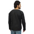 thumbnail image 3 of Atasi Kurta Court à Col Rond pour Homme en Coton Manches Retroussables Chemise Ethnique Noire-Xxx-Grand, 3 of 7