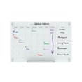 thumbnail image 3 of Audio-Visual Direct Glass Dry-Erase Calendar Whiteboard Set - 90 x 120 cm - (Magnetic, White), 3 of 7