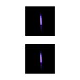 thumbnail image 2 of Decodeary Bâton en Plastique Lueur Portable Coloré à l'Extérieur Camping Randonnée Urgence Partie Scène Performance Lumineux Bâtons avec Cintre Violet 2Set, 2 of 6
