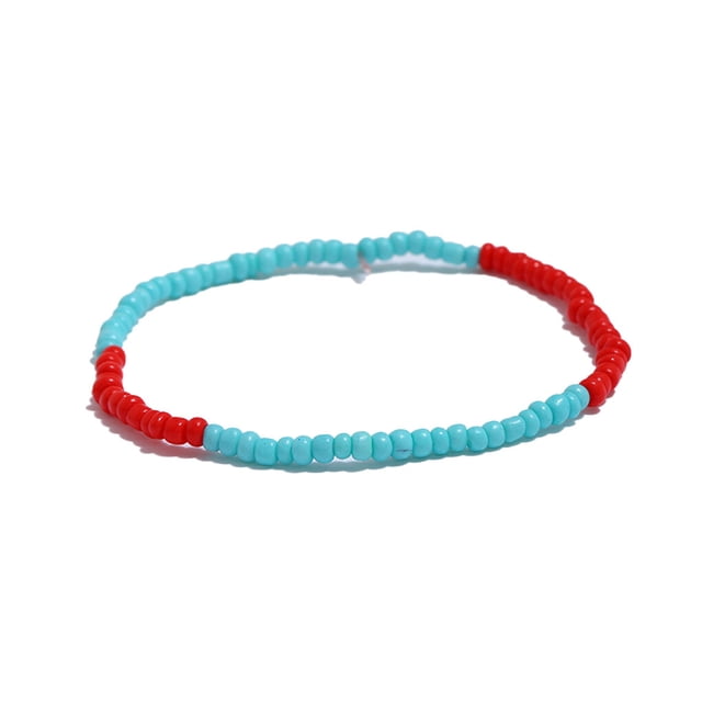 Rice Bead Ankle Bracelet Unique Colour-fast Ankles Chains Exquisite Handmade Multi-purpose Chic Girls Anklets Feet Decor 36