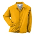 thumbnail image 1 of Augusta Sportswear Mens Nylon Coachs Jacket/Lined, 3XL, Gold, 1 of 3