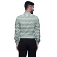 thumbnail image 2 of BESTMAN Chemise Décontractée Imprimée pour Hommes Coupe Ajustée à Boutons Manches Longues, 2 of 5