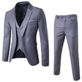 thumbnail image 1 of Veste de Complet pour Homme + Gilet + Pantalon de Complet Ensemble Trois Pièces, 1 of 6