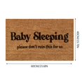 thumbnail image 2 of 16x24 Inch Coir Door Mat Outside Entrance Outdoor Welcome Mats for Front Door Spring Rugs for Home Durable and Anti Slip Mats Outdoor or Entryway Rug Doormat for Indoor or Outdoor Use, Baby Sleeping, 2 of 5