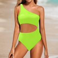 thumbnail image 2 of FhsagQ Red Swimsuit Sets for Women Crotchless Women One Shoulder 1 Piece Swimsuit for Women Bathing Suits Full Coverage Keyhole Swimwear Womens Swimsuit Sets Robe Yellow XXL, 2 of 9